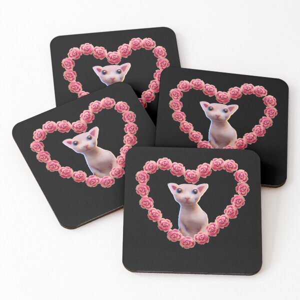 Artikelvorschau, Bingus - Sphynx Rosa Herz Rosen entworfen und verkauft von cannevas.