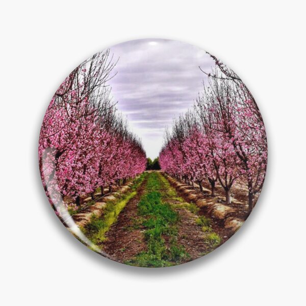 Item preview, Pink Trees Full Bloom Vineyard Central California designed and sold by concettaellis.