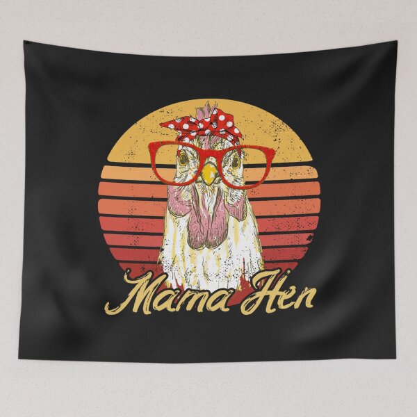 Item preview, Vintage Mama Hen Chicken Gift for Mom Farm designed and sold by Mastainich09.