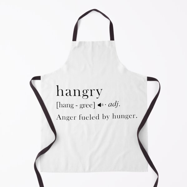 Item preview, HANGRY Dictionary Definition Funny Humour Statement designed and sold by colourmesouth.