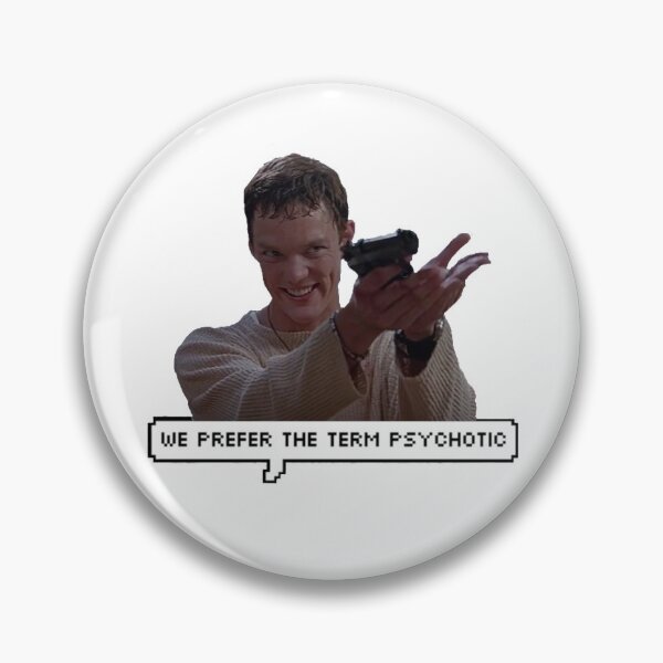 Item preview, Stu Macher - We Prefer The Term Psychotic Quote Print designed and sold by raynerigby.