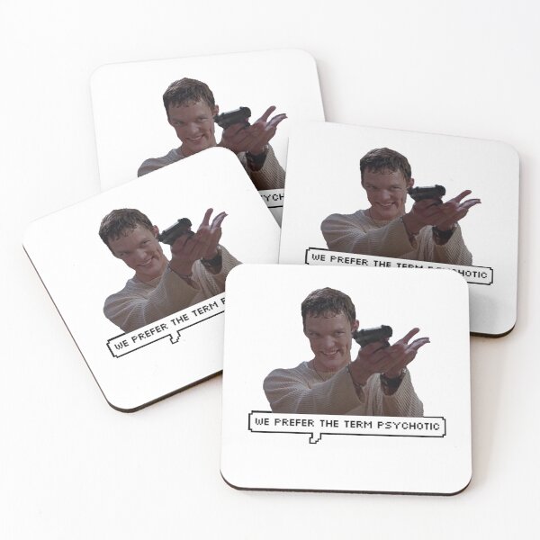 Item preview, Stu Macher - We Prefer The Term Psychotic Quote Print designed and sold by raynerigby.