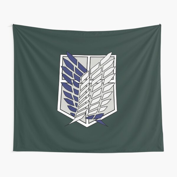 Attack on Titan Survey Corps Scout Regiment Tapestry