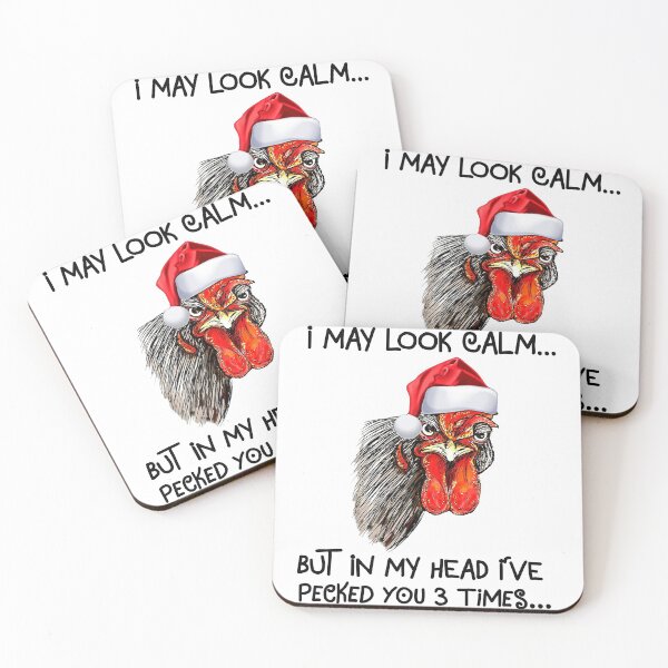 Item preview, I May Look Calm But In My Head I've Pecked You 3 Times Chicken Lover Tshirt Funny Gifts  designed and sold by leanhngunhubo.
