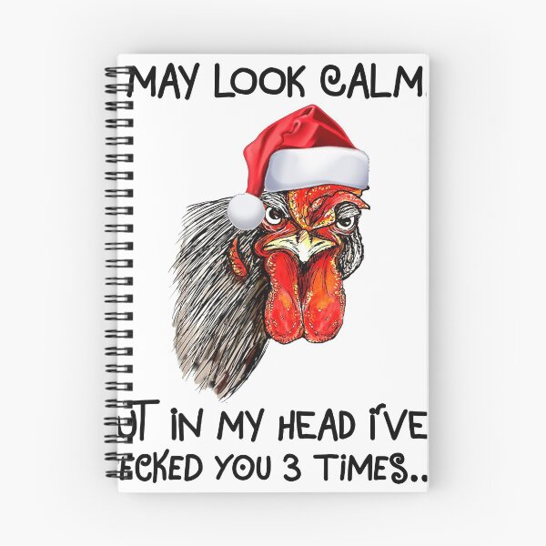 Item preview, I May Look Calm But In My Head I've Pecked You 3 Times Chicken Lover Tshirt Funny Gifts  designed and sold by leanhngunhubo.