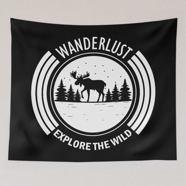 Item preview, Wanderlust Explore The Wild designed and sold by NikStore.