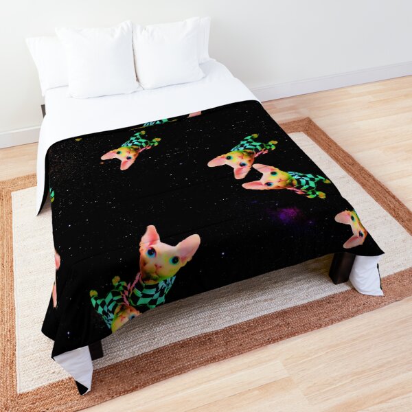 Bingus Floating in Space Comforter