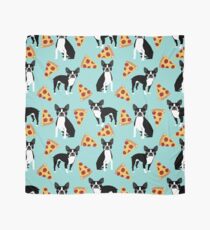 Boston Terrier pizza slices junk food funny dog gift for boston terrier owners Scarf