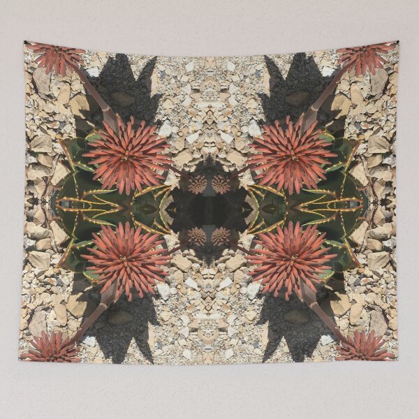 Item preview, Botanical, Divine -  Sweet Succulents, Orange Desert Starburst designed and sold by RoseAromas.