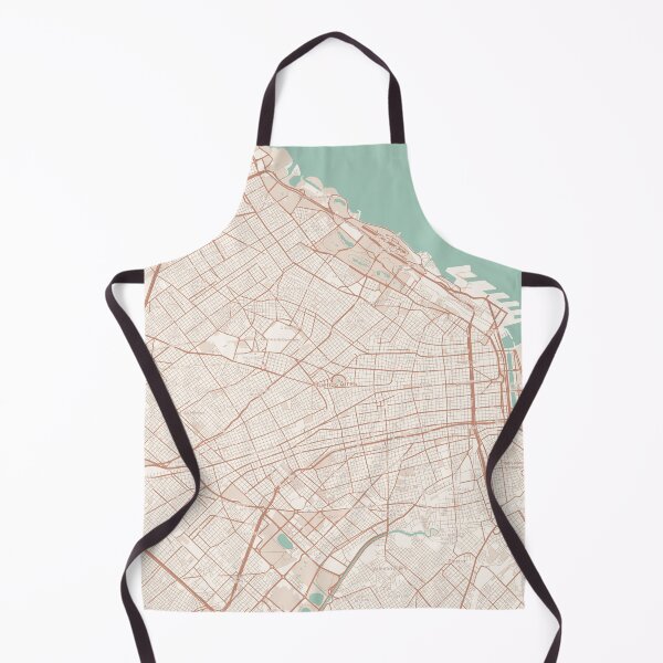 Item preview, Buenos Aires, Argentina Map (Theme 2) designed and sold by Mapnify.