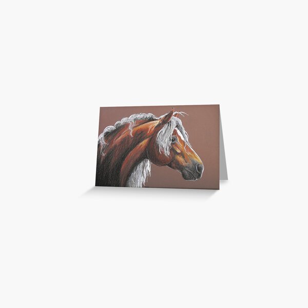 Haflinger Greeting Card