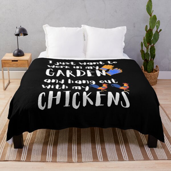 Item preview, I Just Want To Work In My Garden And Hangout With My Chickens designed and sold by giftsbyminuet.