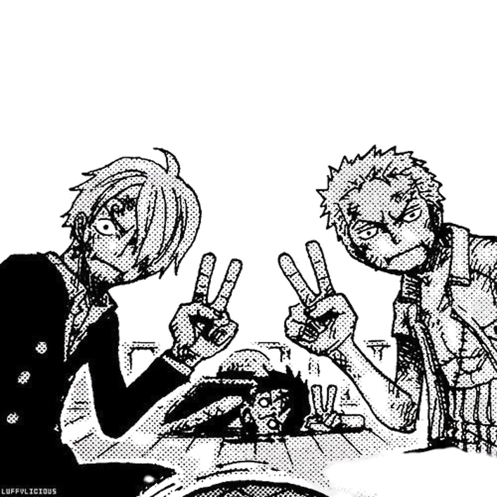 Sanji Zoro Luffy Peace Sign By Ooz15 Redbubble