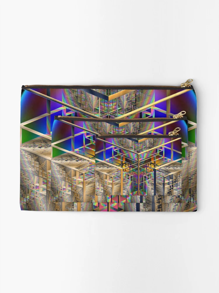Thumbnail 2 of 4, Zipper Pouch, Boxed In designed and sold by glink.