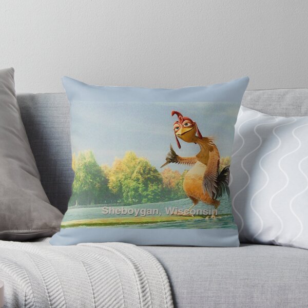 crotch gremlin (no lines) | Throw Pillow