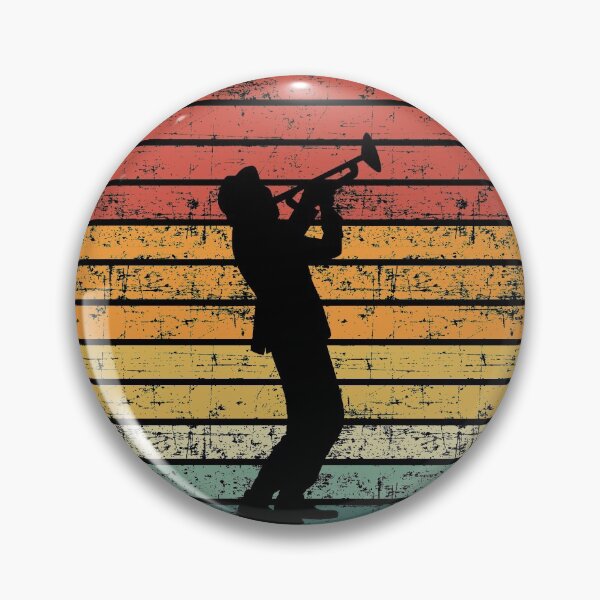 Item preview, Jazz Trumpeter Retro Silhouette Design designed and sold by Unworldly.
