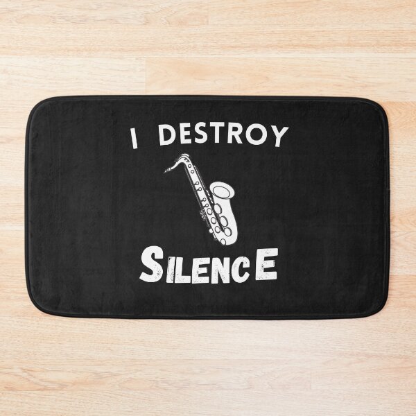 Item preview, Saxophone Shirt for Saxophone Gift  ,Music Shirts Music T-Shirt Destroy Silence designed and sold by ToufikTech.