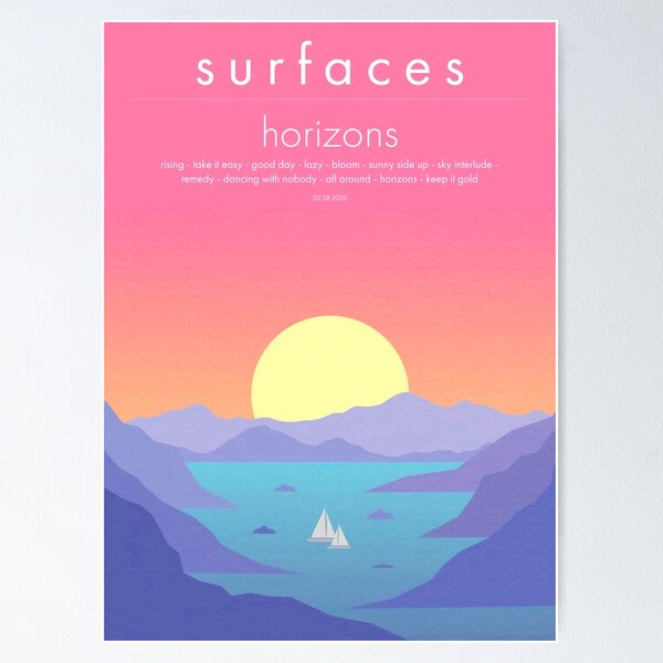 Aperçu de l'œuvre Surfaces Horizons Kita créée et vendue par sadaree.