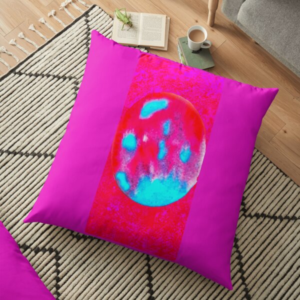 Mystic Moon Hot fuschia Floor Pillow