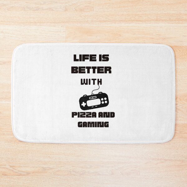 Item preview,  Life is better with pizza and gaming (jk artis) designed and sold by jaivikartist.