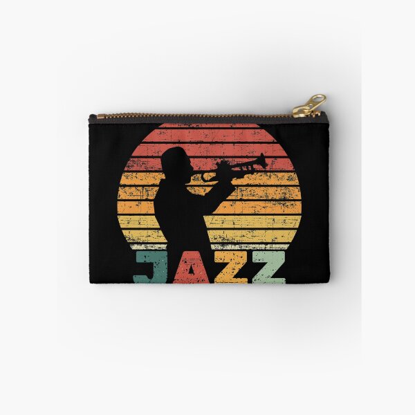 Item preview, Jazz Trumpeter Retro Silhouette Typography Design designed and sold by Unworldly.