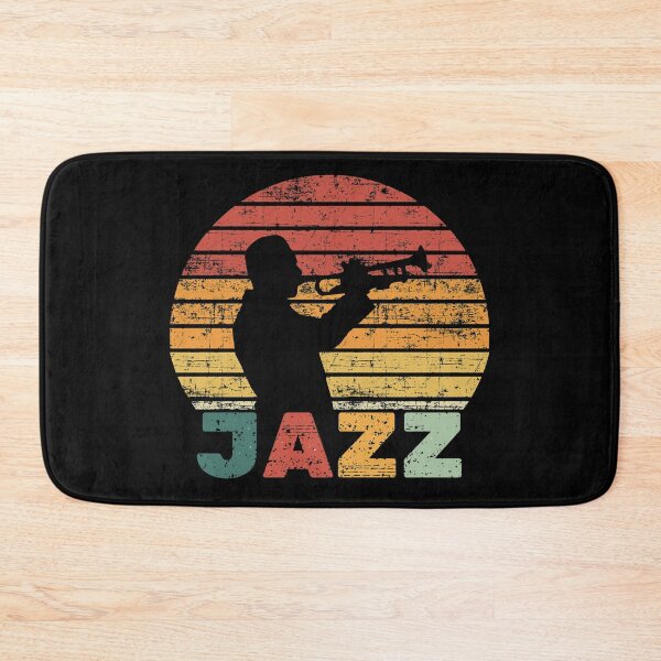 Item preview, Jazz Trumpeter Retro Silhouette Typography Design designed and sold by Unworldly.