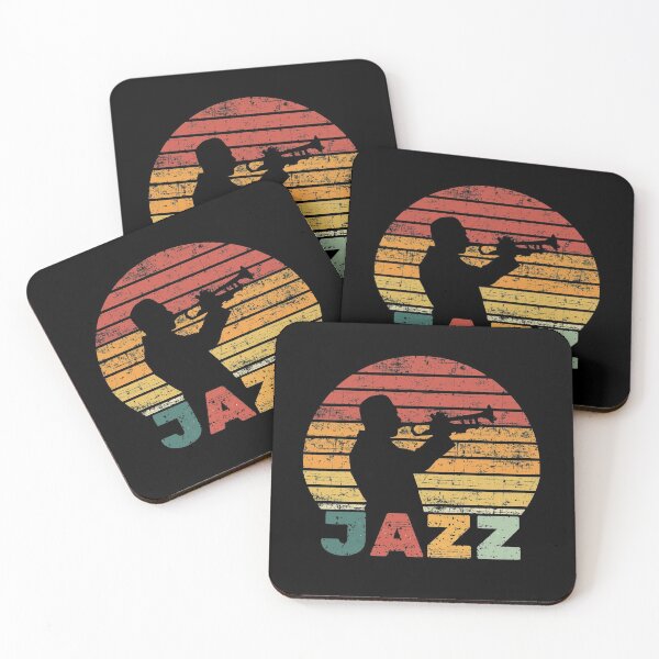 Item preview, Jazz Trumpeter Retro Silhouette Typography Design designed and sold by Unworldly.