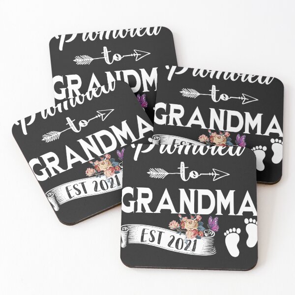 Item preview, Women's Promoted To Grandma EST 2021 Pregnancy Reveal designed and sold by Mastainich09.