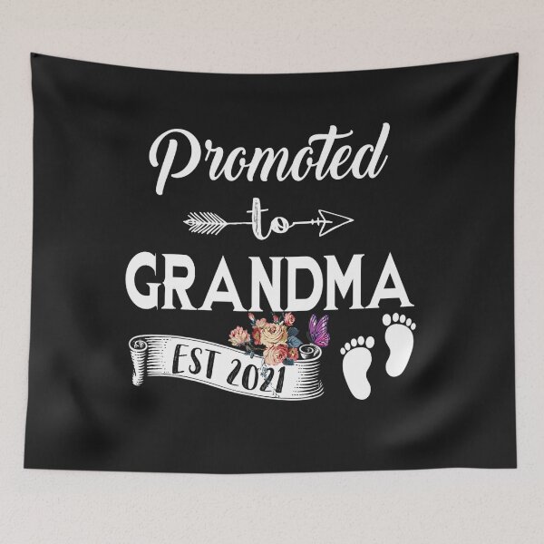 Item preview, Women's Promoted To Grandma EST 2021 Pregnancy Reveal designed and sold by Mastainich09.