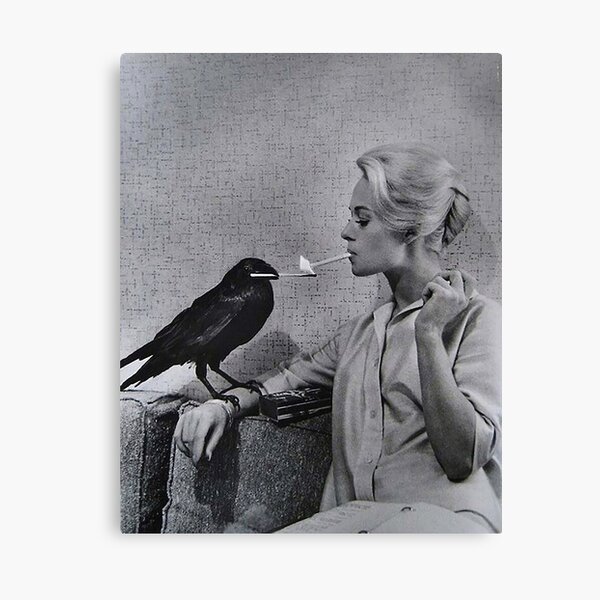 Tippi Hedren having her cigarette Canvas Print