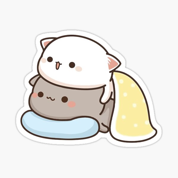 peach and goma plush