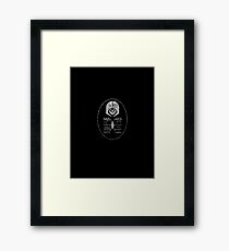 Star Trek - Ferengi Oval Badge - White Dirty Framed Print