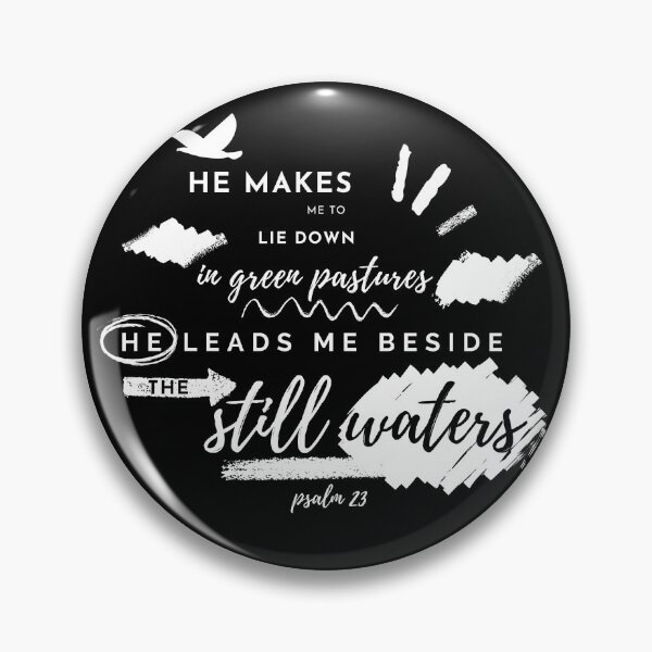 Item preview, Christian quote psalm 23 designed and sold by pureheartvision.
