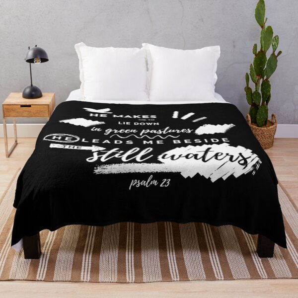 Item preview, Christian quote psalm 23 designed and sold by pureheartvision.