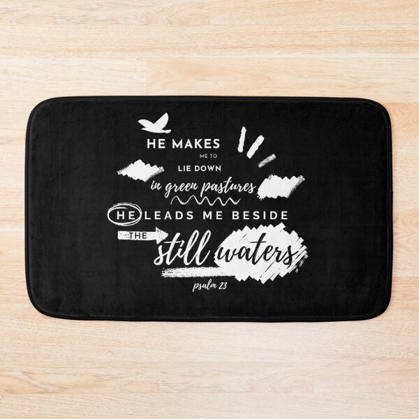 Item preview, Christian quote psalm 23 designed and sold by pureheartvision.