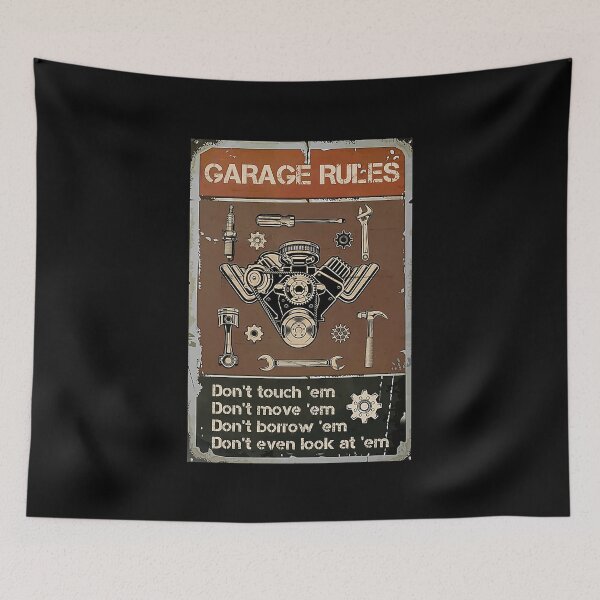 Item preview, Mechanic Garage Rules  designed and sold by koenhfu06.