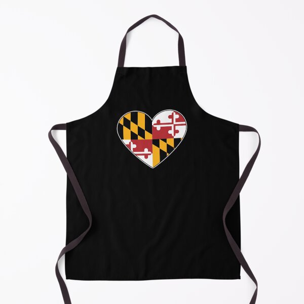 Item preview, Maryland Flag Heart for anyone who loves Maryland and the Maryland State Flag. designed and sold by MarylandStyle.