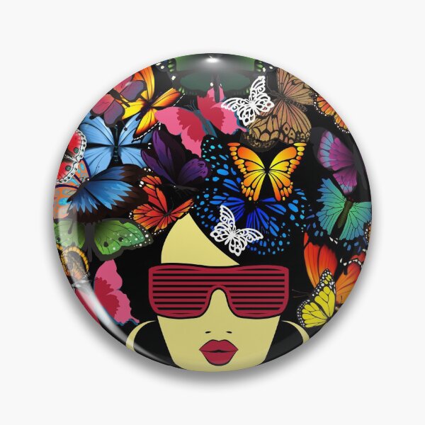 Item preview, Butterfly Afro designed and sold by BhARTi Taylor.