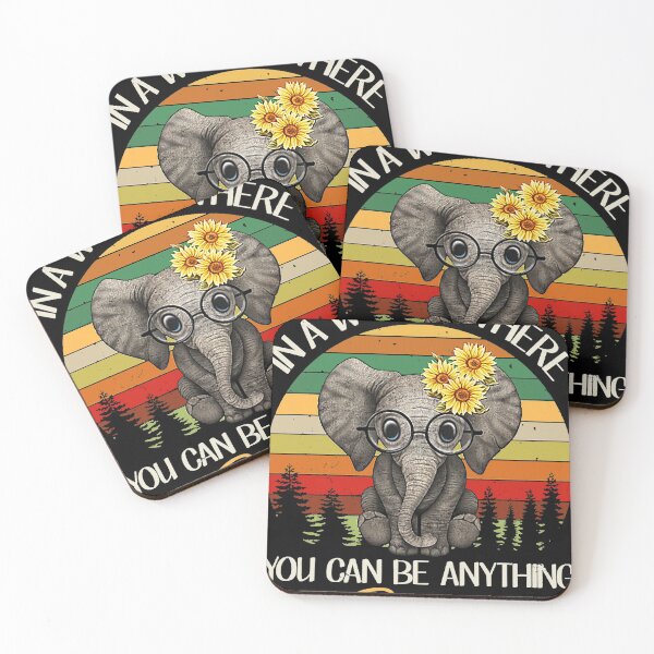 Item preview, Vintage Retro Elephant Sunflower Be Anything Be Kind Quote Shirt Birthday designed and sold by MotorLykan9k.