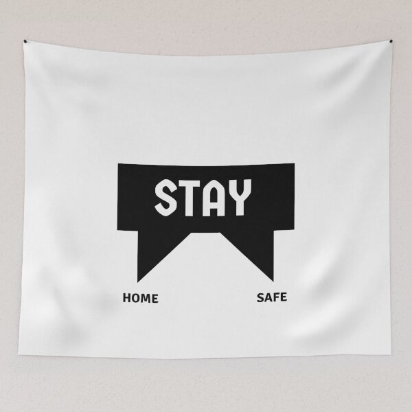 Item preview, Stay Home Stay Safe designed and sold by Rayan-Himalaya.