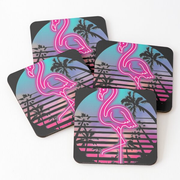 Item preview, Zoo Animal Tropic Summer Sunrise Gift Flamingo designed and sold by Realmuto.