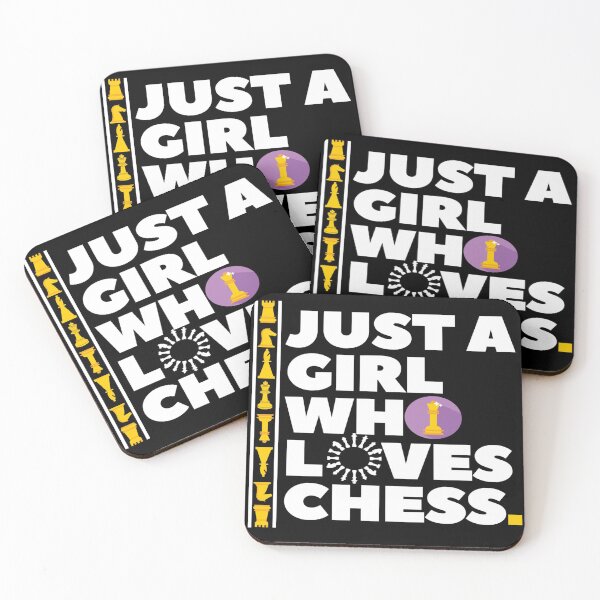 Item preview, Just A Girl Who Loves Chess designed and sold by mewsis.