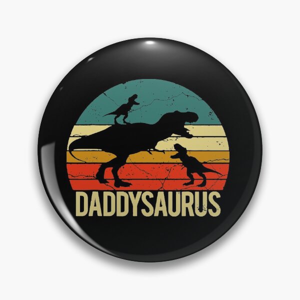 Item preview, Best Daddysaurus Fathers Day Vintage Shirt Dinosaur Dad Of Two Kids Birthday designed and sold by MotorLykan9k.