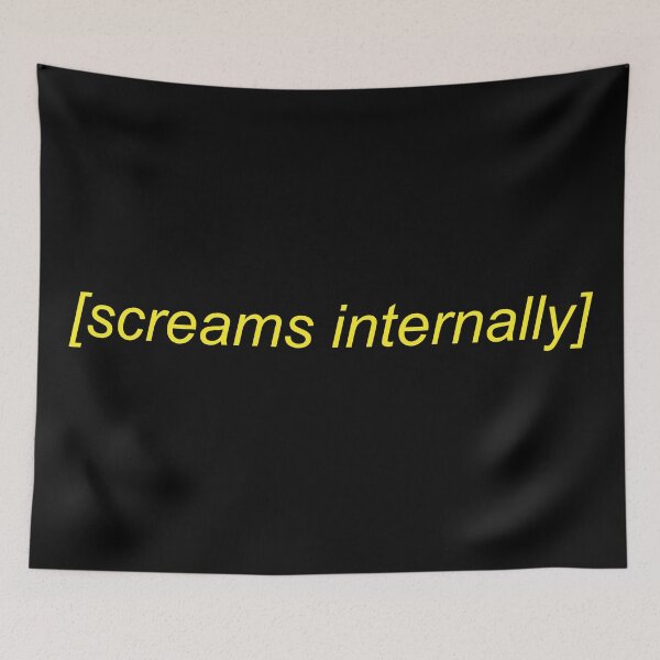 Item preview, Screams Internally Yellow designed and sold by Sour Soul.