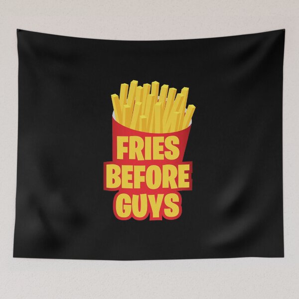 Item preview, Fries Before Guys - Trust Fries Not Guys - Fries Makes Me Happy More Than Boys - In Fries There Is No '' We '' - Design for T-Shirts, Phone Cases & Skins Etc. designed and sold by ShaykhUmer.