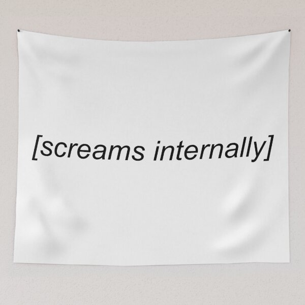 Item preview, Screams Internally Black designed and sold by Sour Soul.