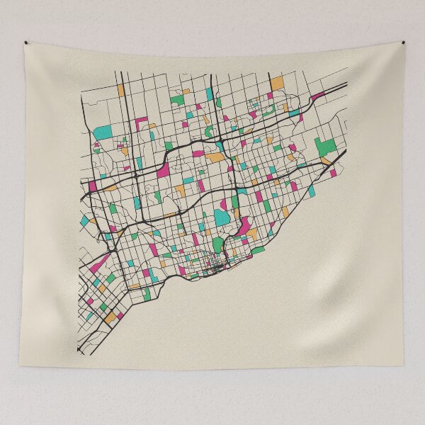 Item preview, Toronto, Canada Street Map designed and sold by A Deniz Akerman.