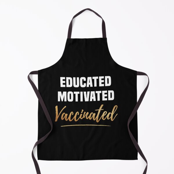 Item preview, Educated Motivated Vaccinated 2021 designed and sold by silverhexagon.