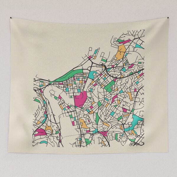 Item preview, Trondheim, Norway Street Map designed and sold by A Deniz Akerman.