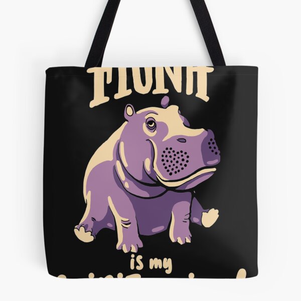 Aperçu de l'œuvre Fiona The Hippo Spirit Animal Team Fiona Baby Hippo créée et vendue par Realmuto.